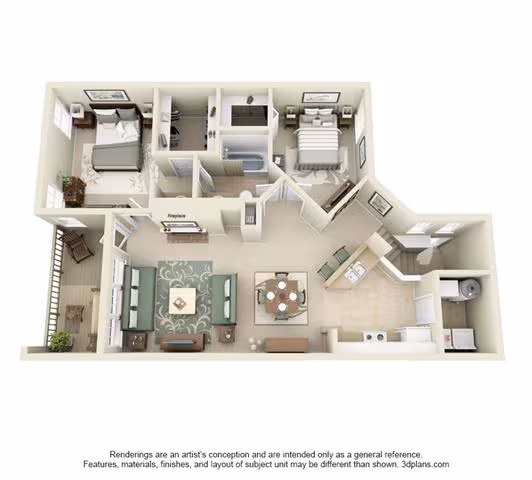 Safflower II 25205 floor plan